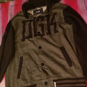 XL DGK Button Up Mens Hoodie